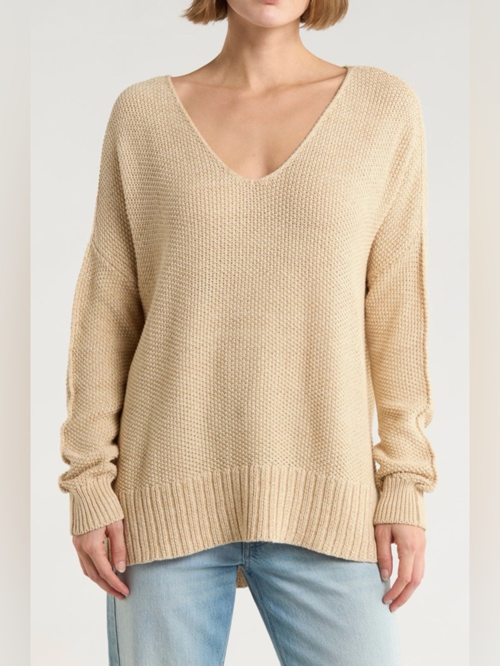 Lucky Brand V-Neck Pullover Sweater